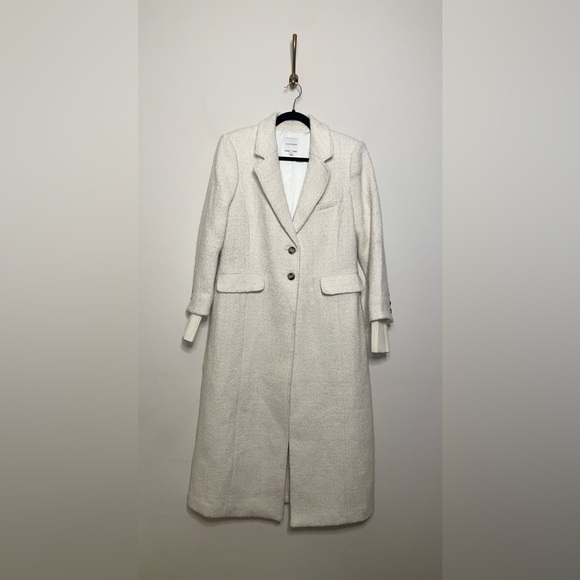 Favorite Daughter The City Coat in White Boucle - Picture 8 of 12